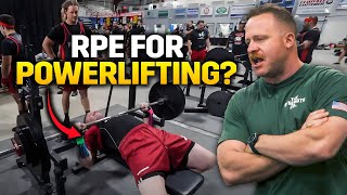 The Problem With RPE For Powerlifters [upl. by Fonzie]