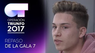 REPASO DE ACTUACIONES DE LA GALA 7  OT 2017 [upl. by Hansen285]