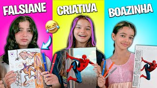 FALSIANE VS CRIATIVA VS BOAZINHA NA ESCOLA DA VIVI  Tipos de Alunos mundodavivioficial [upl. by Giraldo]