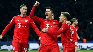 Bayern Munich vs Herta Berlin 4 3 LEWANDOWSKI FOUR GOALS POKER  All goals and highlights 4102020 [upl. by Ailemak]