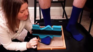 ASMR Bespoke Shoe Fitting by Extremely Detailed Professional Roleplay [upl. by Haidej532]