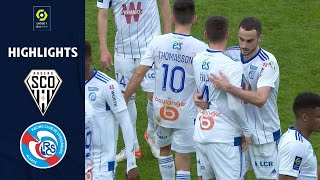 ANGERS SCO  RC STRASBOURG ALSACE 0  1  Highlights  SCO  RCSA  20212022 [upl. by Buell]