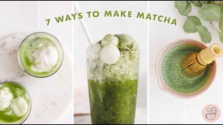 A Week of Matcha 🍵 7 Ways to Enjoy [upl. by Rivkah913]