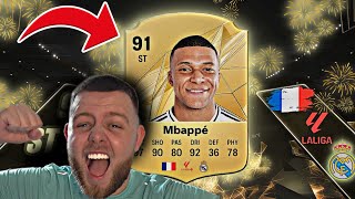 OMG I PACKED MBAPPE ON FC25 THE BEST PLAYER [upl. by Ehcrop]