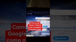 cómo agregar Google Chrome como buscador predeterminado en laptop o pc SHORT GOOGLE PC LAPTOP [upl. by Raval]