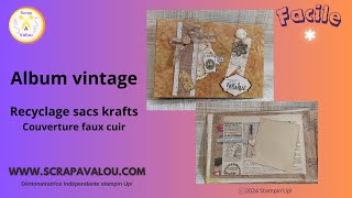 Album recyclage sacs krafts [upl. by Ardna20]