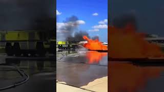 Watch as our ARFF team successfully completes a live fire emergency exercise as required by the FAA [upl. by Azne]