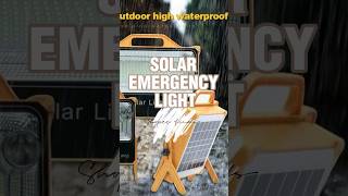 SOLAR EMERGENCY LIGHT solaremergencylight emergencylight budolfinds shorts youtubeshorts [upl. by Neetsirhc610]