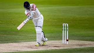 Alviro Petersen cashes in for Lancashire Hants v Lancs Day 3 [upl. by Ambrosine]