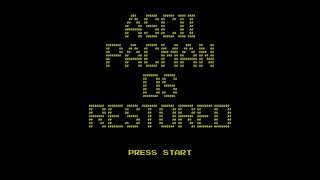 ASCII Pac Man DS Restored OST  Startup [upl. by Eseilenna]