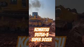 Komatsu D575A3 SUPER DOZER [upl. by Einohpets]