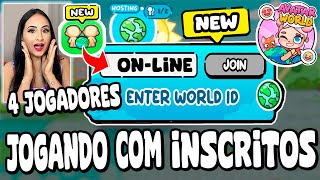 JOGANDO ONLINE COM INSCRITOS NO PAZU AVATAR WORLDCÓDIGO JOGAR JUNTO  MARY GAMES AO VIVO [upl. by Ettellocin]