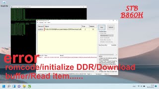 Gagal Flash STB B860H  Error romcodeinitialize DDR [upl. by Adnah316]