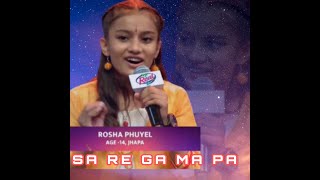 Saune Khola Urlera Aauda  Rosa Phuyal SA RE GA MA PA LiL Champs Nepal  2021 [upl. by Lledner]