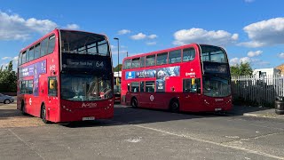 FRV Arriva London Route 64 New Addington Vulcan Way  Thornton Heath Pond Bus T43 LJ08CSV [upl. by Ettelracs276]