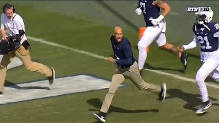 James Franklin KeeganMichael Key Leads Penn State Out of Tunnel  Big Ten Football [upl. by Judas]