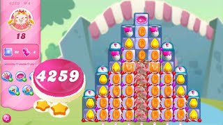 Candy Crush Saga Level 4259 NO BOOSTERS  2 Stars 🌟🌟 [upl. by Arikihs]