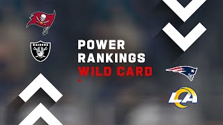 NFL Power Rankings  Wild Card Weekend [upl. by Ignacio]