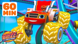 SUPER Wheels Blaze Makeover Missions amp More Transformations 🚗💨  Blaze and the Monster Machines [upl. by Faruq887]