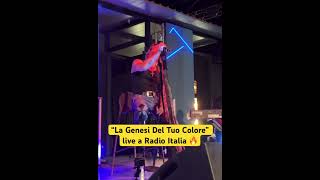 “La Genesi Del Tuo Colore” di IRAMA live [upl. by Kelila]