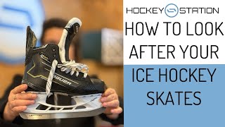 How To Look After Your Ice Hockey Skates [upl. by Winstonn]