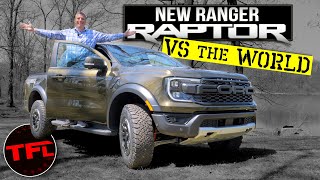 The 2024 Ford Ranger Raptor Is Bonkers Will It Crush the Colorado ZR2 Tacoma TRD Pro and Rubicon [upl. by Anreval942]