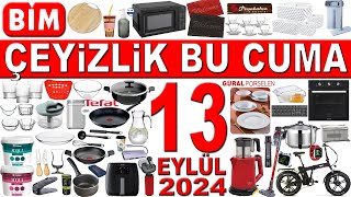 BİM ÇEYİZLİK MUTFAK BU CUMA  TENCERE amp TAVA  BİM AKTÜEL 13 EYLÜL 2024 KATALOĞU  BİM DE BU HAFTA [upl. by Latoniah843]