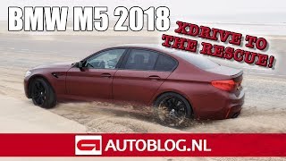 2018 BMW M5 First Edition rijtest [upl. by Nirrej]