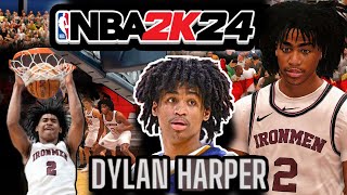 Dylan Harper Face Creation In 2K24 BEST Dylan Harper Face Creation ACCURATE 2024 NBA DRAFT CLASS [upl. by Molli]