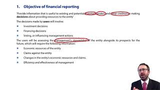 Objective of financial reporting – CIMA F1 Financial Reporting [upl. by Anaz470]