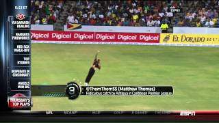 Top 10 Plays  ESPN Sports Centre  Limacol Caribbean Premier League [upl. by Electra]