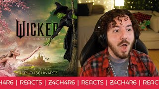 FIRST TIME LISTENING TO WICKED MOVIE SOUNDTRACK 🚨  UNEDITED LIVE REACTION [upl. by Torbart]