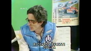 Intervista con Michele Alboreto Carlo Chiti e Riccardo Paletti  GP di San Marino 1982 a Imola [upl. by Circosta961]