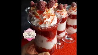 HIMBEERTRAUM DESSERT😍Leckerer Nachtisch👉 PampS Backparadies [upl. by Morgun]