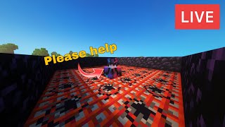 minecraft new challenge on Live DAY4 minecraft [upl. by Lanni]