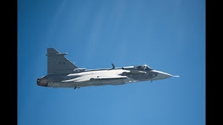 First flight success for Gripen E [upl. by Scheld32]