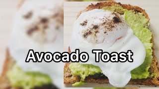 Avocado Toast with Poached Eggs Recipe [upl. by Frants]