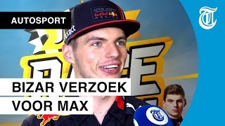 Verstappen verbaasd over handtekening ‘Mag dit wel’ [upl. by Eellehs]