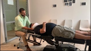 Y Axis Neck Chiropractic Adjustment and Decompression Treatment [upl. by Eylrac]