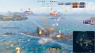 World of Warships  Daisen in 4vs4 Brawl  410 and Type 93 [upl. by Chatterjee]