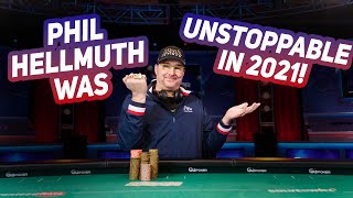 Phil Helmuth Best Poker Hands 2021 [upl. by Biamonte]