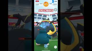 Garchomp VS Guzzlord 🤩 who will win 🤔 Watch it 🤩 pokegomuqatil pokegomuqatilraid guzzlord [upl. by Kiker]