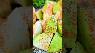 Seasoned Guava Bites 😋🍐 A Symphony of Flavours shorts trending viralvideo guava fruit snacks [upl. by Ainahs]