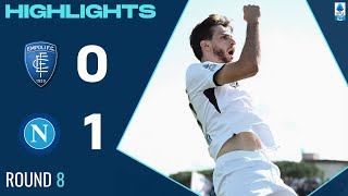 Empoli  Napoli  01  Gli Highlights  Lega Serie A 202425 [upl. by Arras]