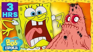 ¡Todos los episodios de la temporada 11 en 3 horas y media  Bob Esponja en Español [upl. by Cheffetz]