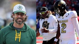 analyst doesnt rule out Deion Sanders and Shedeur pushing Aaron Rodgers out of the door in New York [upl. by Nagyam]