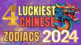 4 Luckiest Chinese Animal Zodiac Signs in 2024  Ziggy Natural [upl. by Tshombe]