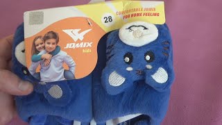 Jomix Kids Pantofole Sneakers MP7270 Size 28 Unboxing and Test [upl. by Treat]