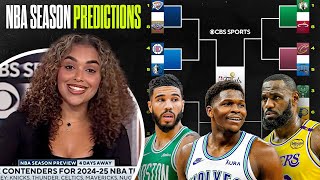 FULL 202425 NBA Season Predictions  Playoff Bracket amp Finals Pick  MVP amp Title Contenders [upl. by Adnical312]