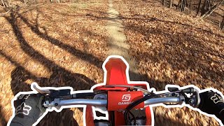 PINNED FAST PACE TRAIL RIDE  GasGas MC250F [upl. by Elletnohs556]